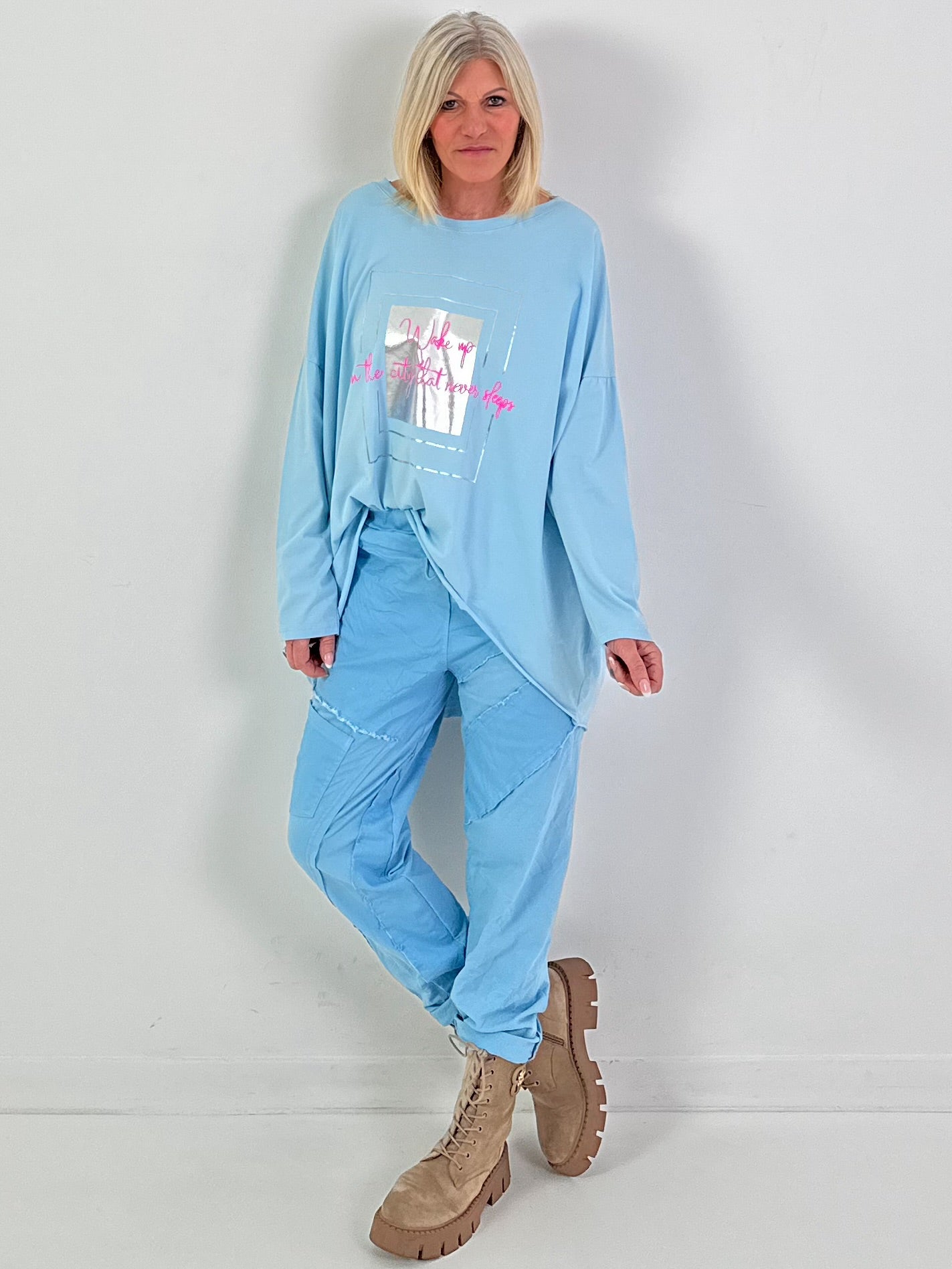 Hose Modell "Rough Flow" - blau