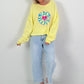 Sweater Peace&Love - gelb