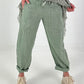 Linen trousers - khaki