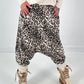 Harem pants model "Deep&amp;Wild" - beige-multicoloured