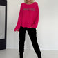 Weicher Pullover Whatever - pink