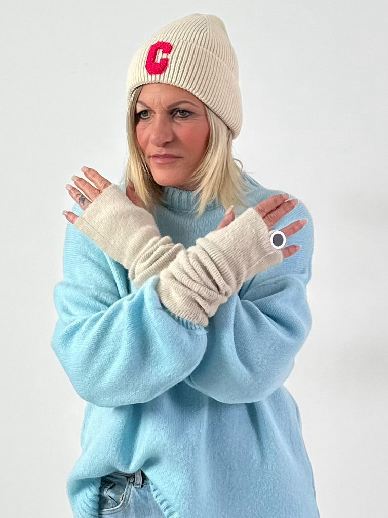 Hand cuffs model "Cozy Touch" - beige