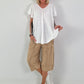 Light structured T-shirt - white