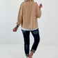 Lightweight Military Look Jacket - camel