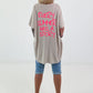 Oversized Shirt Summer - beige