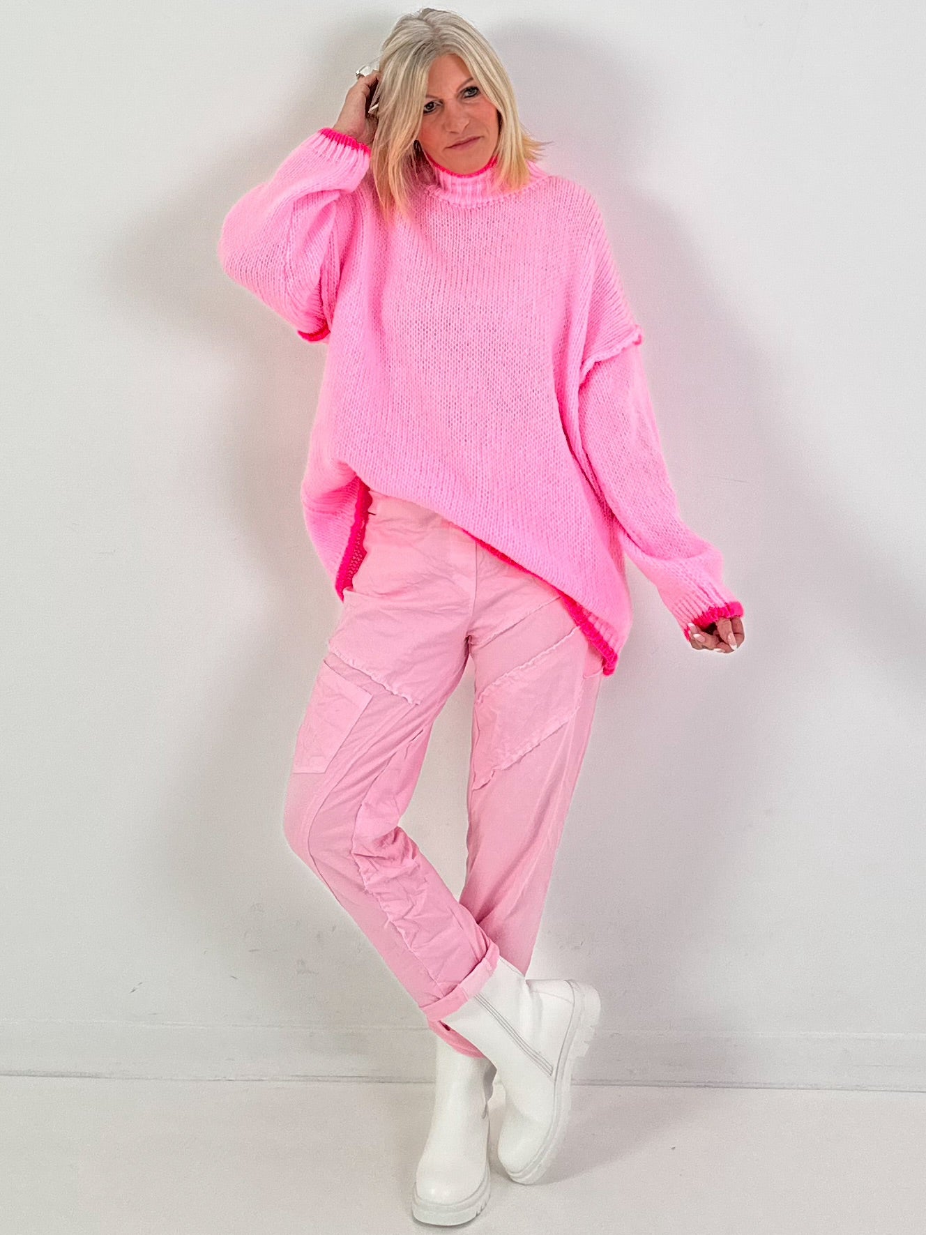 Hose Modell "Rough Flow" - rosa