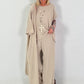 Lightweight long coat - beige