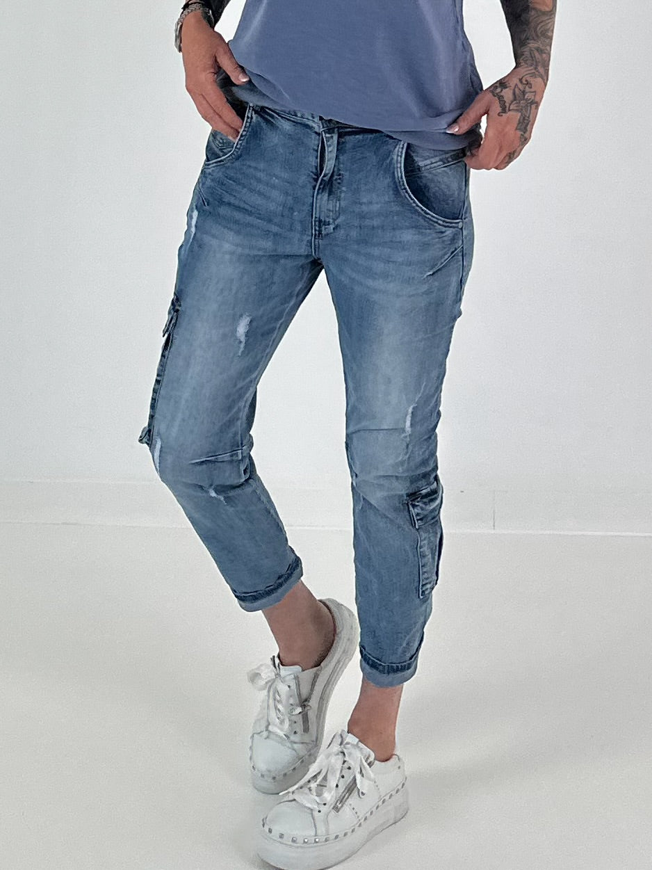 Cargo Jeans - denim