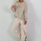Sweater Good vibes only - beige