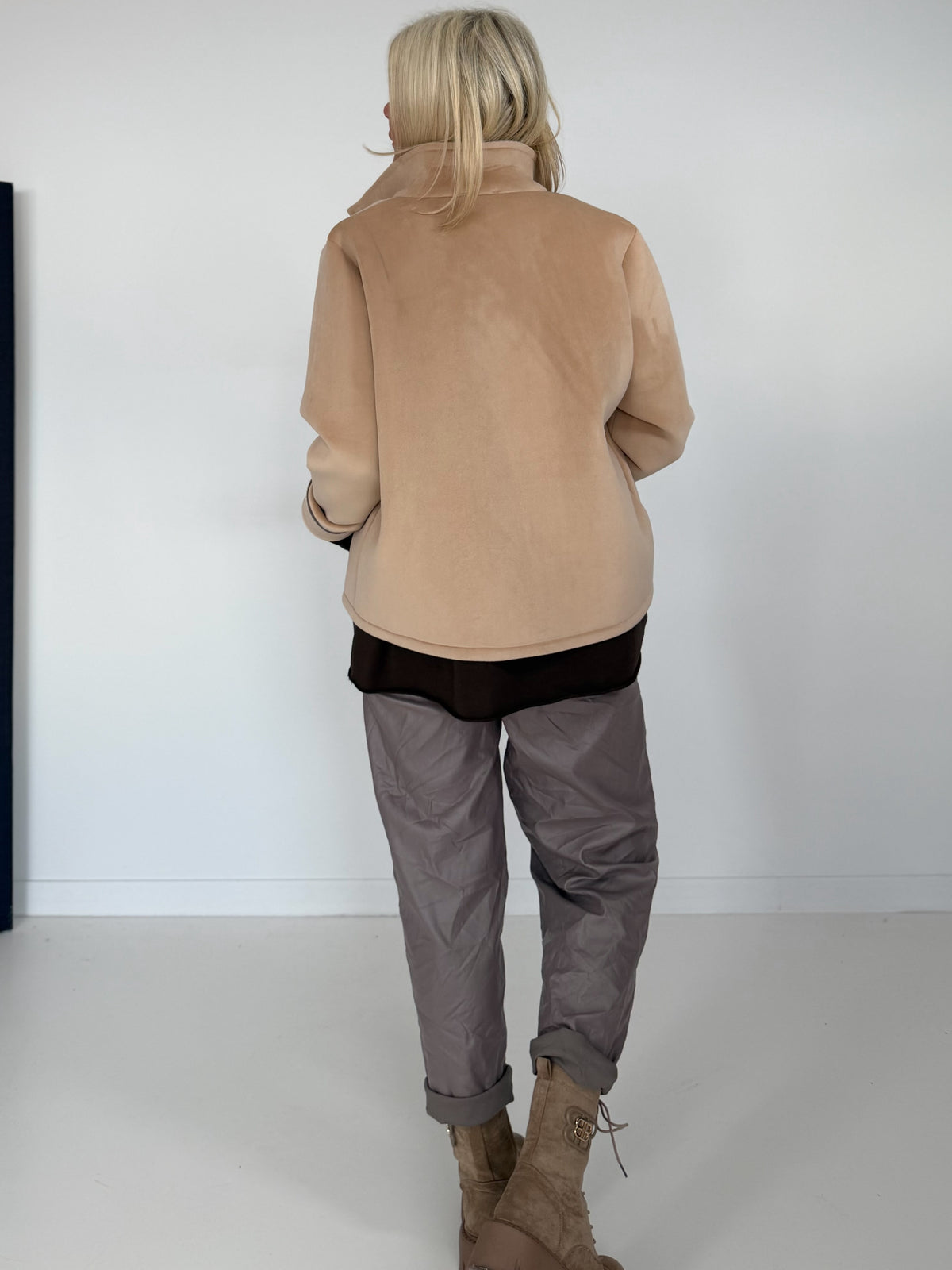 Biker Jacke - beige