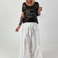 T-Shirt mit transparenten Pailletten - schoko