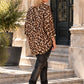 Bluse im Allover Leo-Look mit Strass-Leopard - beige-mokka-mehrfarbig