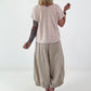 Gestreiftes Feinstrick Shirt - beige-weiss