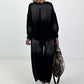 Lässiges Sweatshirt im Used-Look - schwarz