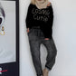 Sweater Cosmic Cutie - schwarz