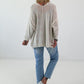Leichte Strickjacke - beige
