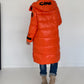 Cuel down coat - orange