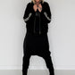 Jacke mit Streifen-Details - schwarz