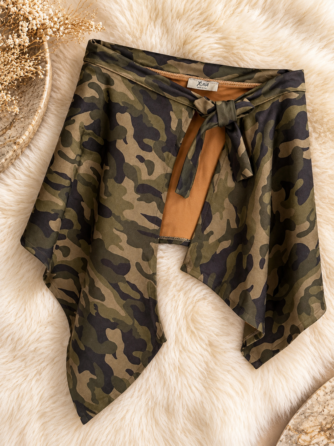 Waist Wrap in Wildlederoptik Camouflage - 3 Farben