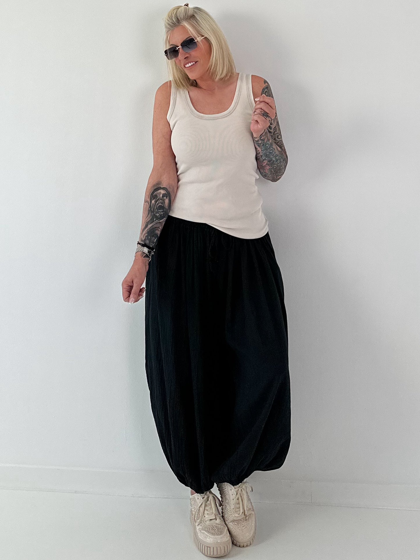 Ripp Tank Top  stone washed - beige