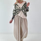 Tunic with integrated top - camouflage-beige-khaki