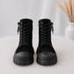 High Sneaker in Wildleder-Optik  - schwarz-leo