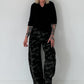 Camouflage Balloon Jeans Highwaist - mehrfarbig