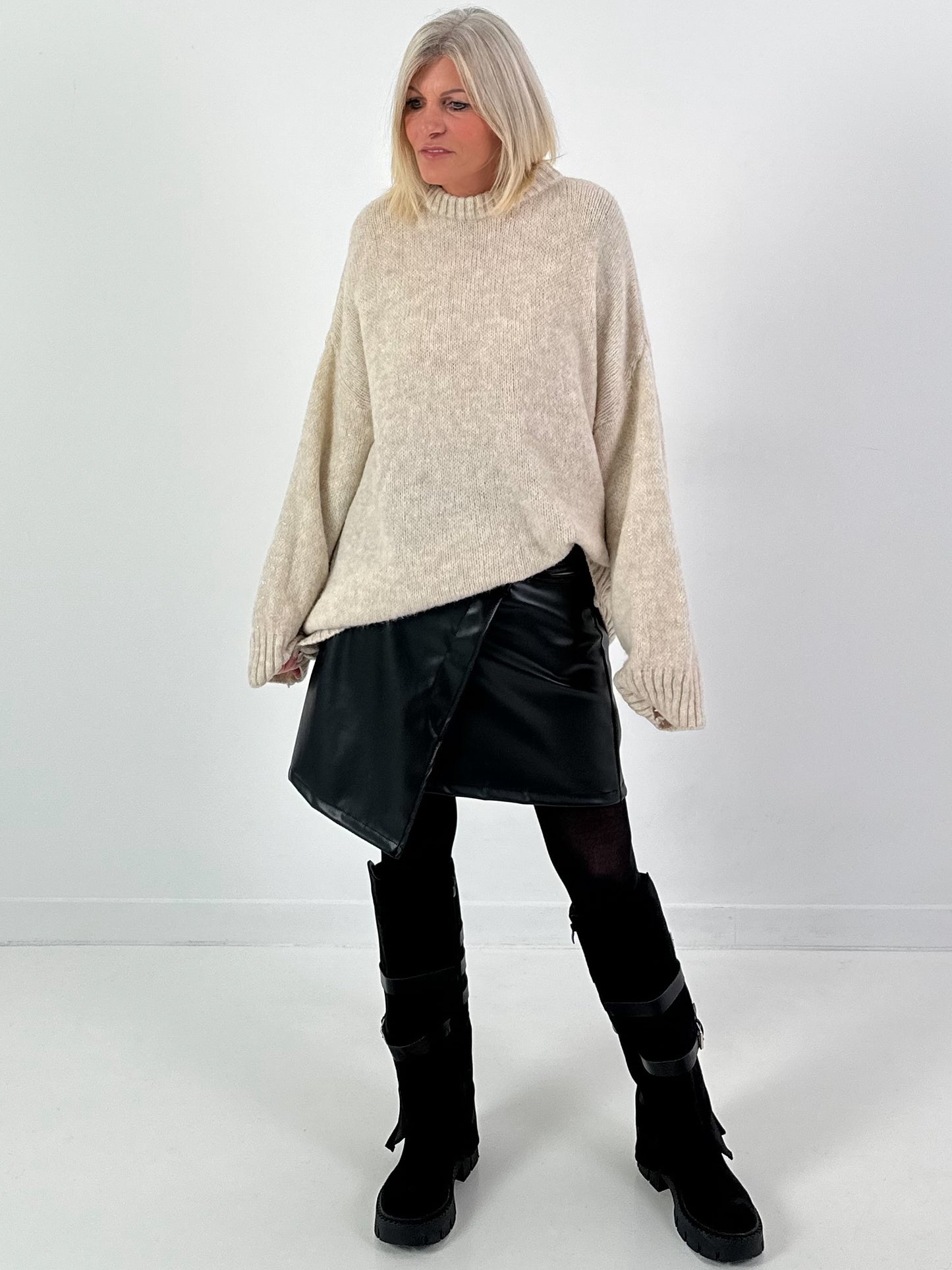 Pullover Modell "Shine Bright" - beige