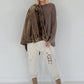 Oversized Kordjacke - schoko