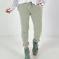 Joggingbroek met trekkoord - kaki