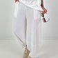 Lightweight Balloon Trousers - white