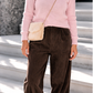 Mock-neck sweater - pink