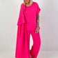 Leichter Long Mantel - pink