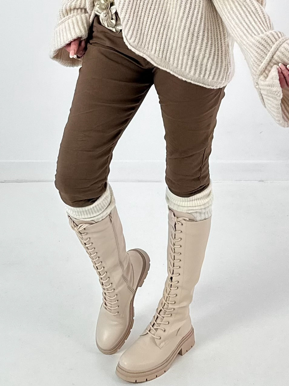 Trousers model "Daily Ready" - brown