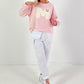 Sweatshirt model "Edition M" - pink