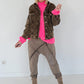 Oversized Kordjacke - schoko