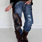 Jogg-Jeans Fashion Dog - denim-mokka