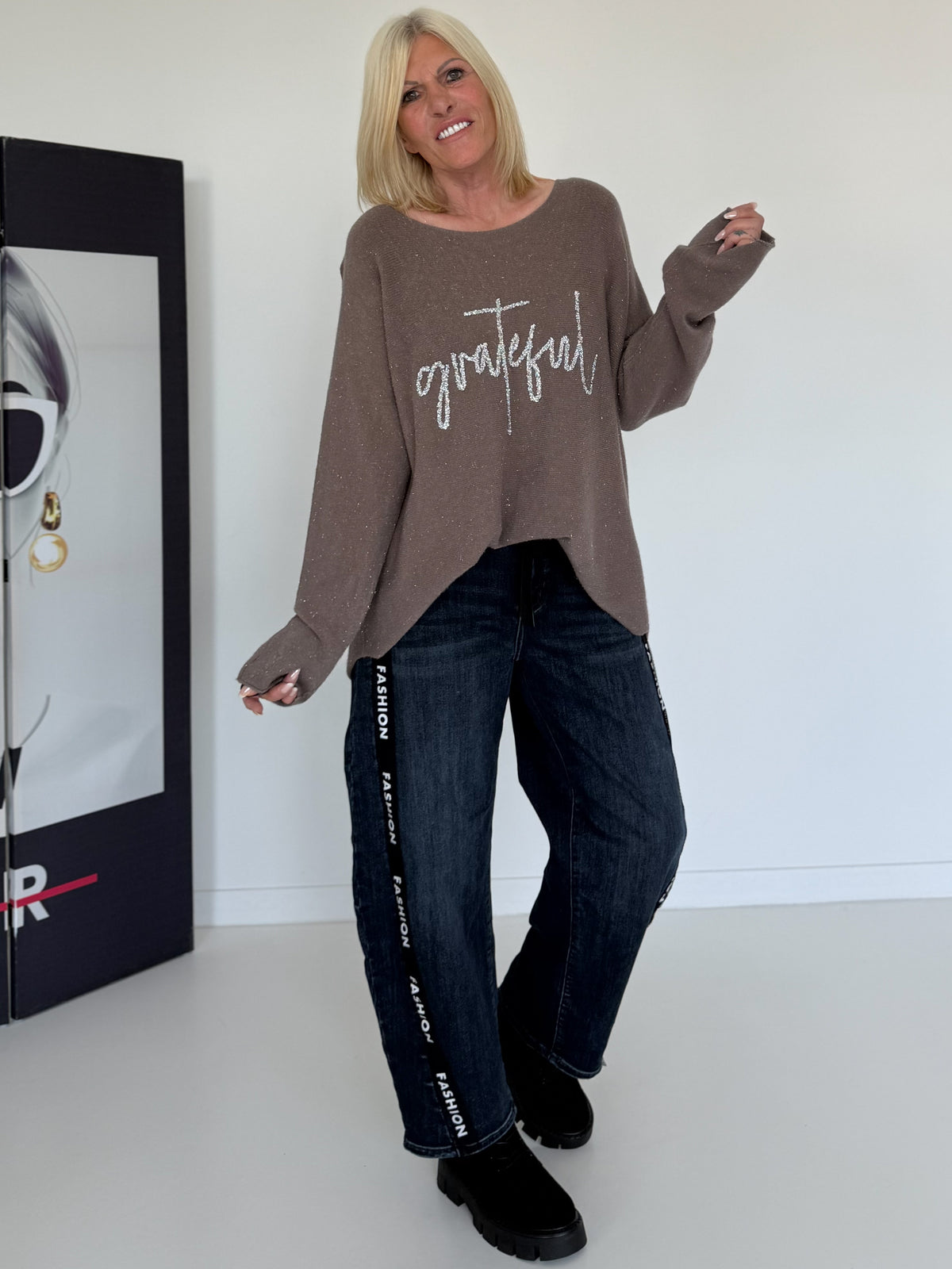 Pullover Grateful - taupe