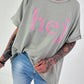 T-Shirt Hej - khaki