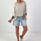 Structured shirt - beige