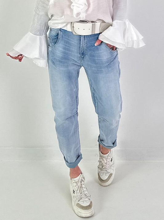 Boyfriend Jeans - light-denim