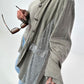 Oversized Leinen-Military Blazer - taupe