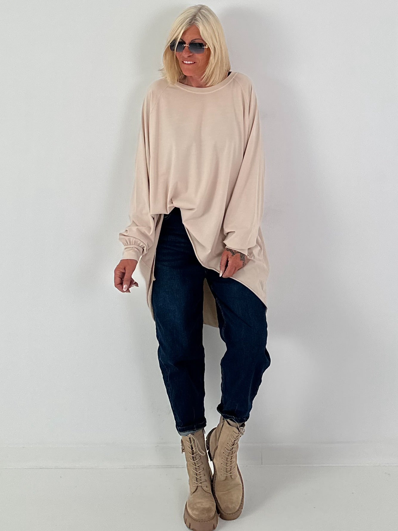 Oversized Shirt STYLE - beige