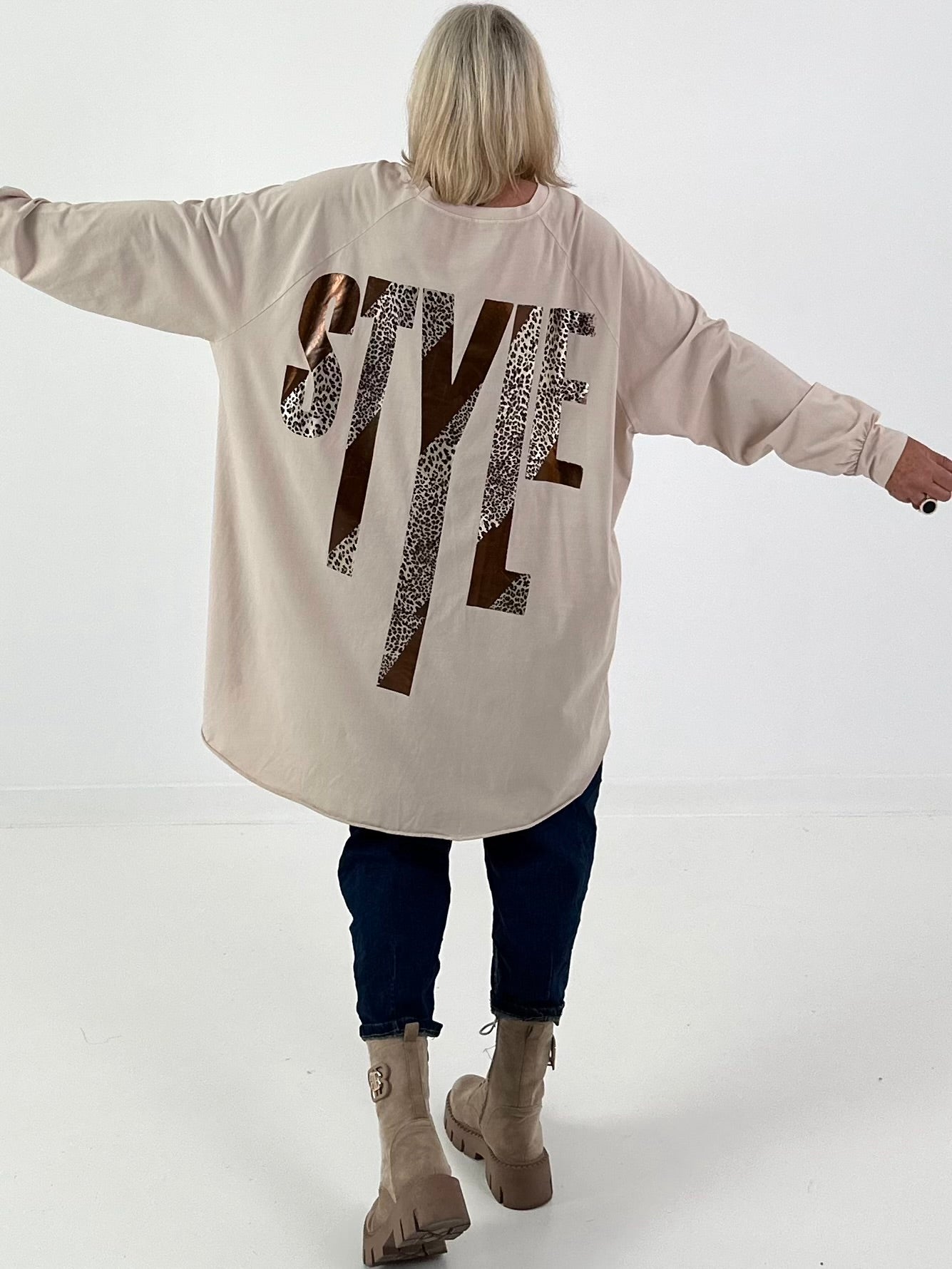 Oversized Shirt STYLE - beige