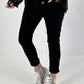 Basische joggingbroek met trekkoord - zwart