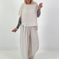 Light two-piece set - beige