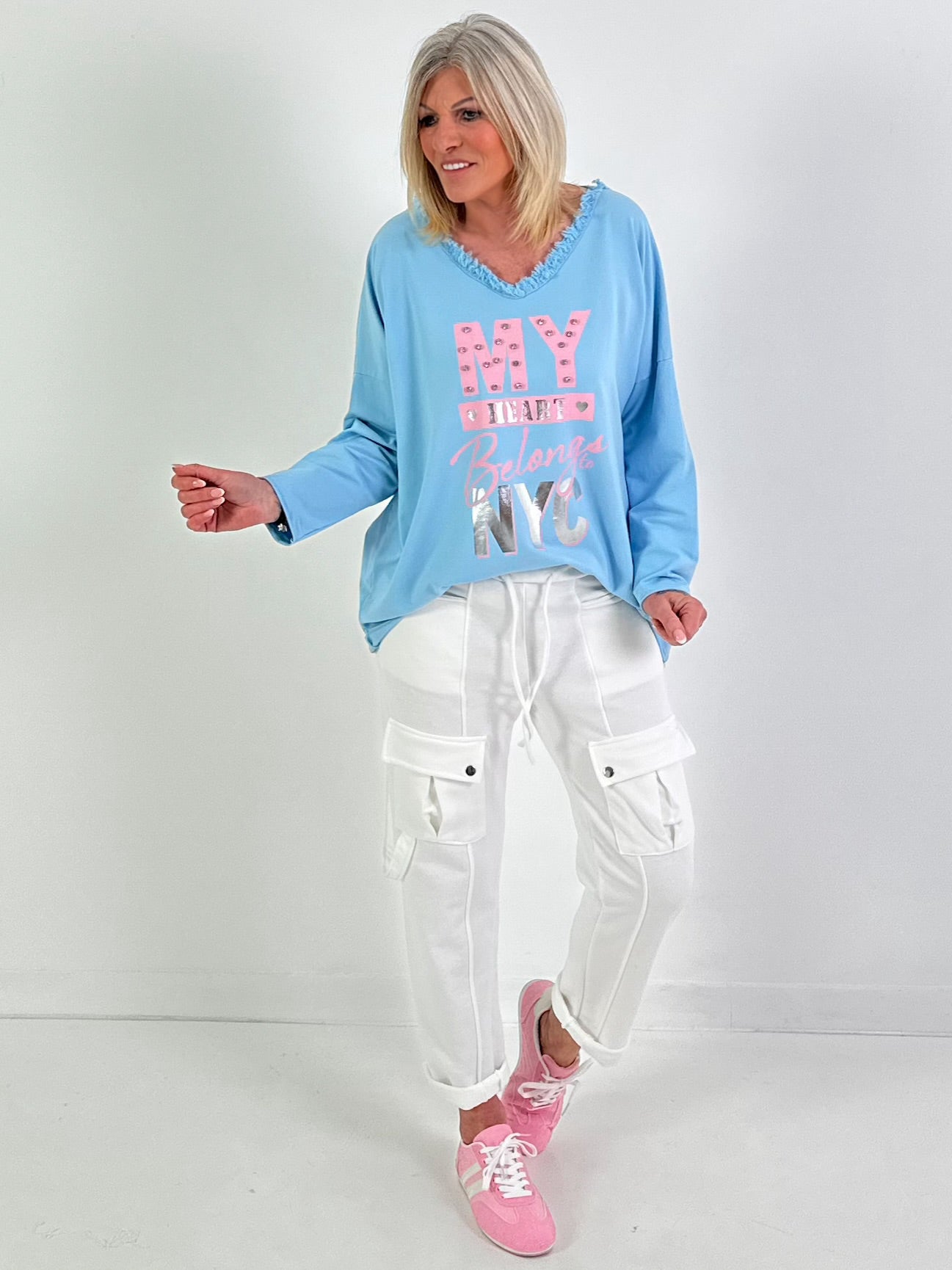 Sweater My Heart - hellblau