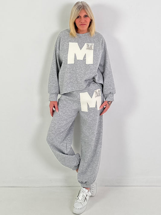Sweatshirt Modell "Edition M" - grau