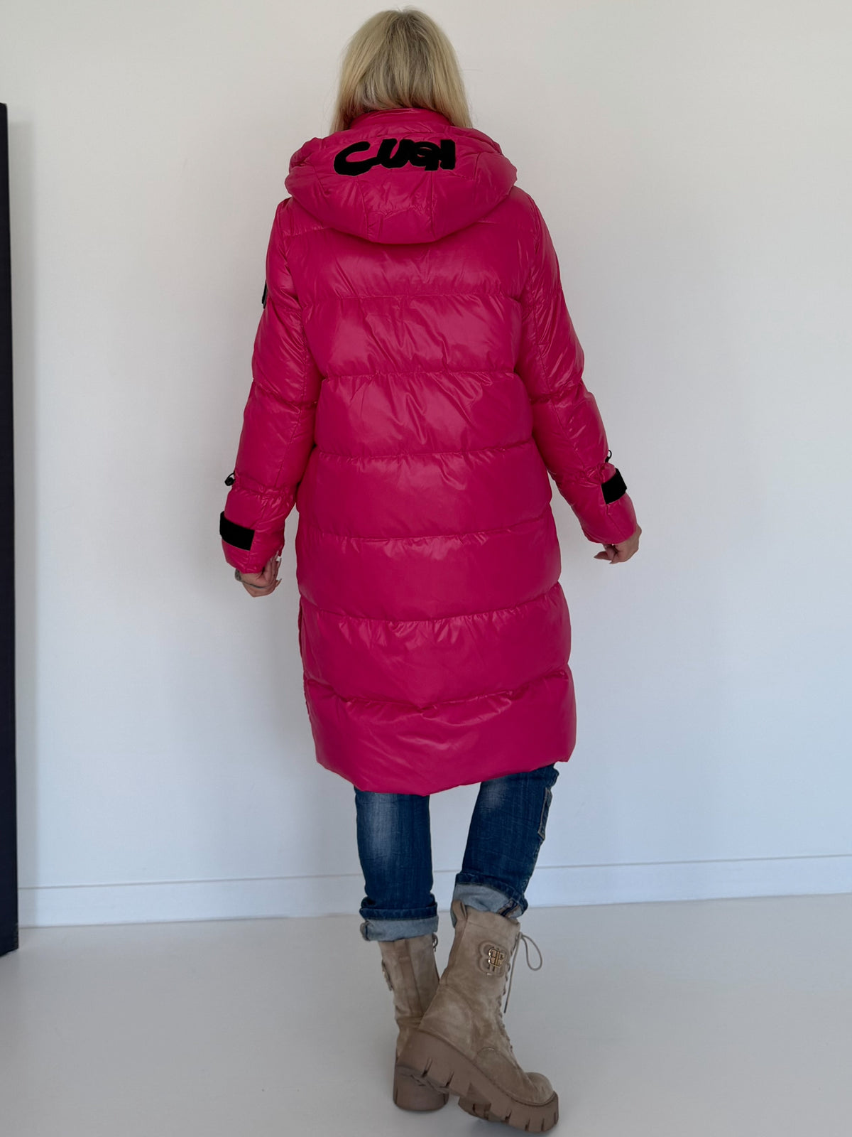 Cuel down coat - pink