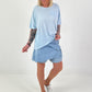 T-Shirt OK! - hellblau